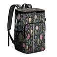 thumbnail image 1 of Abstract Floral Watercolor Garden Print Backpack Cooler - 20L High Capacity for Outdoor Enthusiasts, 1 of 3