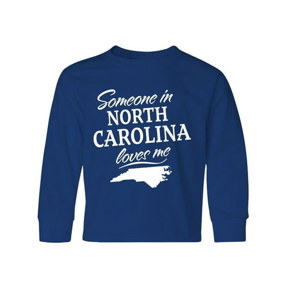 Inktastic Someone in North Carolina Loves Me Long Sleeve Youth T-Shirt