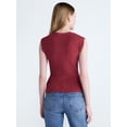 thumbnail image 3 of Scoop Women's V Neck Cardigan Sweater, Lightweight, Sizes XS-XXL, 3 of 5