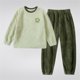 thumbnail image 1 of Cowsor 2 Piece Pajamas Set Kids Sleepwear Cartoon Printed Nightwear Cotton Long Sleeve Shirt Pants Loungewear, 1 of 7