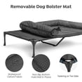 thumbnail image 4 of Cama de refrigeración elevada para perros Veehoo CWC2331B con cojín XL negra, 4 of 7