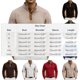 thumbnail image 2 of Tops de Verano de Manga Larga para Hombres Cuello de Pie Color Bloque Botón Abajo Camisa, Tops de Manga Larga Patchwork Blusa Casual con Ajuste Relajado, Chaqueta de Moda Ligera, 2 of 6