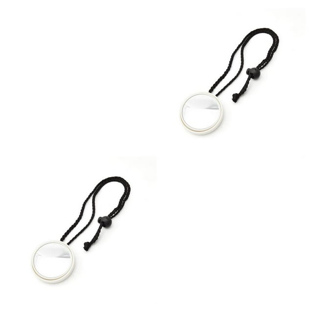 Toystoory Buceo Panorámico Espejo retrovisor Seguridad Deportes acuáticos Accesorios ajustables Blanco 2piezas