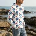 thumbnail image 6 of Fishing Shirts for Men Long Sleeve UV Sun Protection Hoodie Thumb Holes Tops Summer Outdoor Hiking Swimming Essential Tops, 6 of 7