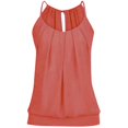 thumbnail image 1 of Gibobby Camisetas Poliéster Liso Calle Mujer Dama(Naranja,XG), 1 of 4