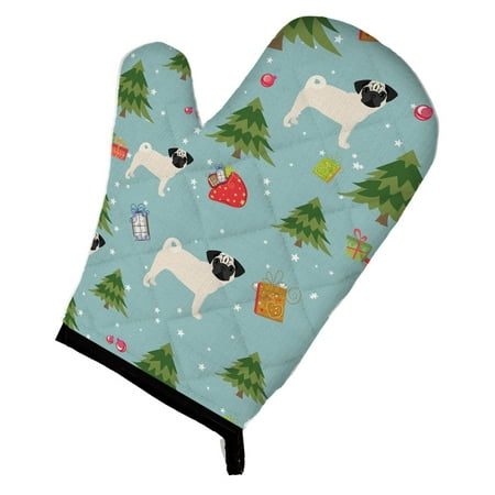 

Carolines Treasures BB4975OVMT Christmas Pug Oven Mitt Large multicolor