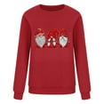 thumbnail image 4 of Azrian Womens Christmas Tops,Women's Fashion Loose Christmas Print Sleeve Round Neck Sweater 2023 Deal on Sale Plus Size Clearance, 4 of 4