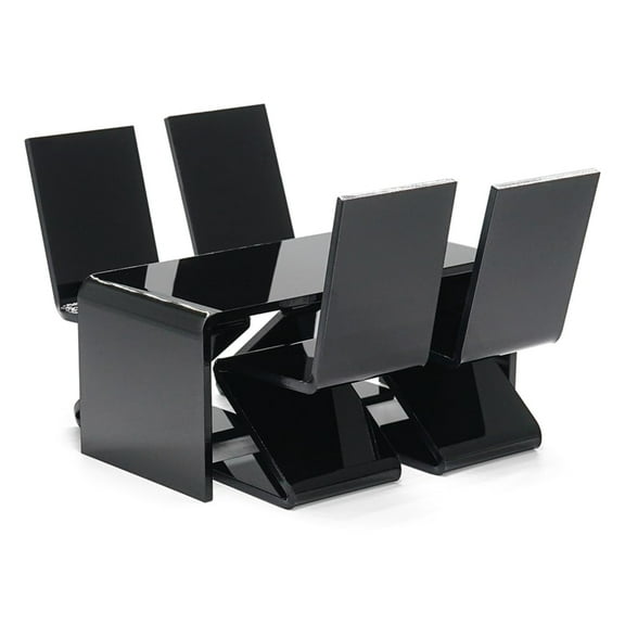 Modern Dollhouses Furniture Set Miniature Desk and Chair Set Dollhouses Decoration