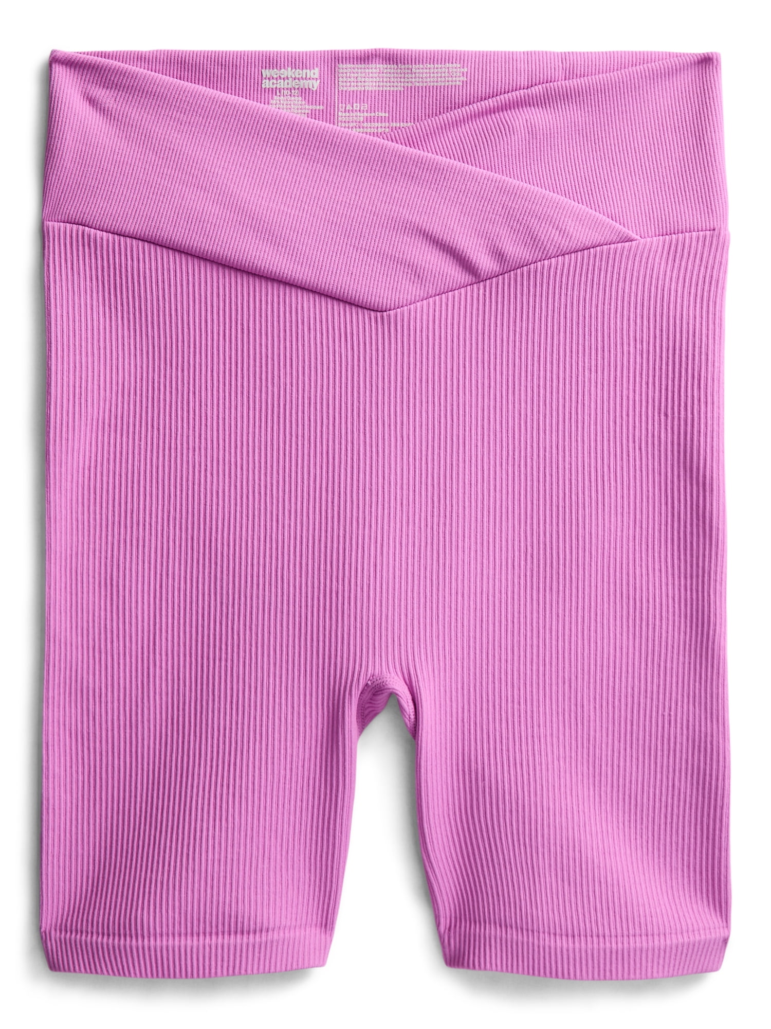 Weekend Academy Girls Seamless Rib Shorts, Sizes 4-18