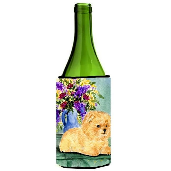 Pomeranian Wine bottle sleeve Hugger - 24 oz.