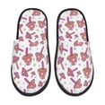 thumbnail image 1 of Fotbe Purple Mushroom Pantuflas Peludas para Mujer con Estampado, Zapatillas de Peluche, Zapatos de Invierno para Casa, Uso Interior y Exterior-Medium, 1 of 8