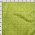 thumbnail image 3 of oneOone Cotton Jersey Green Fabric Batik Craft Projects Decor Fabric Printed By The Yard 58 Inch Wide - MM, 3 of 4