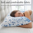 thumbnail image 5 of Blue Polka Dot King Pillow Covers, Modern Art Abstract Watercolor Dot Soft Breathable Throw Pillow Cases with Invisible Zipper, Decorative Pillowcase Pillows Protectors for Sofa Bed Couch 20"x36", 5 of 9