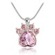 thumbnail image 5 of Maya's Grace Rhinestone Birthstone Pata Imprimir Charm Colgante JoyerÃ­a Collar de cadena de belleza Regalo Maya's Grace JoyerÃ­a, 5 of 9
