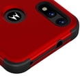 thumbnail image 2 of Kaleidio Case for Motorola Moto G Fast [TUFF Armor] Impact Protective Hybrid [Shockproof] 3-Piece Dual Layer Rubber Cover [Red/Black], 2 of 5