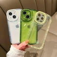 thumbnail image 4 of Compatible with iPhone 13 Case with Clear Kickstand Creative Protective Design Case with Camera Holder for TPU Slim Shockproof Cool Phone Case for iPhone 13-White, 4 of 12
