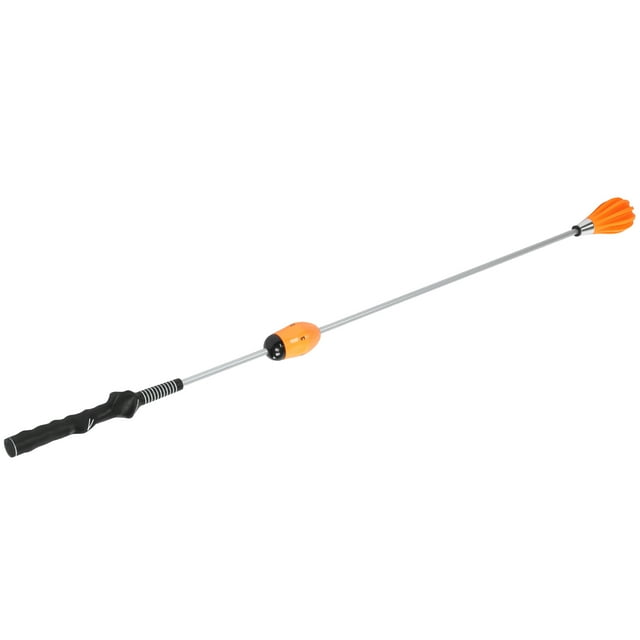 Golf Swing Training Aid, Golf Swing Trainer High Tensile Strength Adjustable Force Design for Golf Training Yellow,Orange