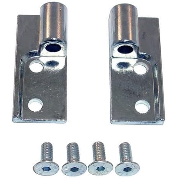 Whole Parts TD Dryer Top & Bottom Hinge Block Kit Part# 339002 - Replacement & Compatible with Some Wascomat Dryers