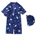 thumbnail image 5 of Gerichy Boys Swim Set, 2T 3T 4T 5T Swimsuit Boys Children Boys Swimsuit Cartoon Baby Toddler Quick Drying Surf Clothing Sunscreen Swim Cap Suit, 5 of 5
