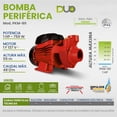thumbnail image 2 of Bomba de Agua Periférica Igoto Duo 1hp 750w 30 Metros PKM80, 2 of 5