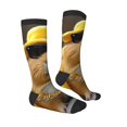 thumbnail image 4 of Lsque Heavy Metal Style Guinea Pig Printed Crew Socks Men's Women's LightWeight Thin Casual Calf Socks ,Knee High Socks,Cotton Socks, 4 of 9
