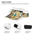thumbnail image 3 of Pofeuu Different Kind Of Guitars Print Sunscreen Visor Cap Adjustable Sport Empty Top Baseball Sun Cap for Men Women Sports Outdoor Headwear, 3 of 7