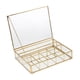 thumbnail image 2 of Joyero de cristal, organizador de joyas, sencillo, transparente, ligero, decorativo, caja de recuerdos Grande, 2 of 9