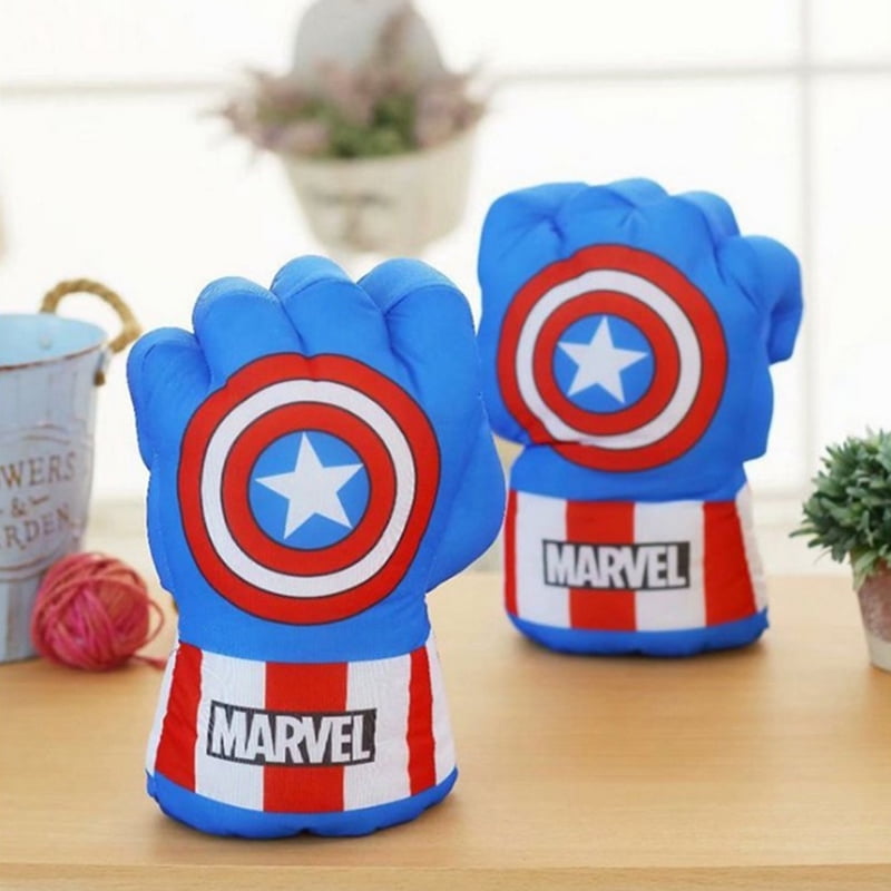 Kids Cosplay Hulk Hands Smash Avengers Soft Toy Gloves One Pair Fists Party Gift