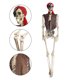 thumbnail image 4 of Adorno decorativo de réplica de esqueleto para Halloween, decoración de esqueleto completo, marco de esqueleto de cadáver falso, esqueleto de cadáver seco, accesorio de exhibición, adornos decorativos, 4 of 9