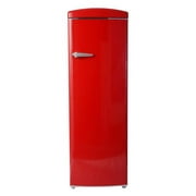 Conserv 24 in. 11 cu. ft. Classic Retro Single Door Refrigerator in Red