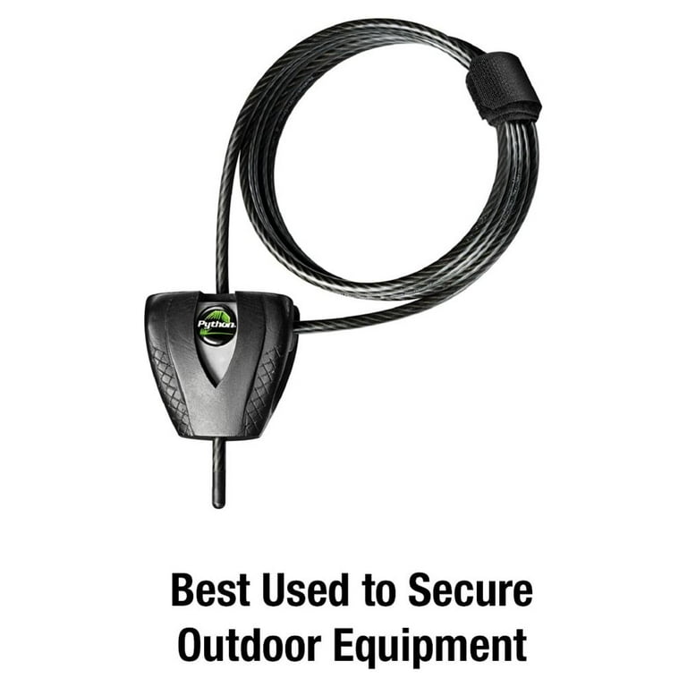 Outdoor cable lock clearance