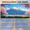 thumbnail image 3 of 1 Pcs 2D Flat License Plate Covers & Frames, Cherry Blossoms and For Decorative Front, Waterproof For Decoration Aluminum License Plate Covers & Frames Cover For Men Women, 12" X 6", 3 of 7