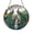 Acrylic 3.5 Inch, variant on Exotic Peacock Stained Glass Style Suncatcher – Round Nature Window Hanging