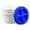 White/Blue, variant on ePackageSupply 3.5 Gallon Bucket with Lid - Food Grade Bucket with Airtight Gamma Seal Screw-On Lid, 90 Mil Heavy Duty HDPE Plastic, BPA Free, for Bulk Food Storage, Made in USA - White, 3 Packs