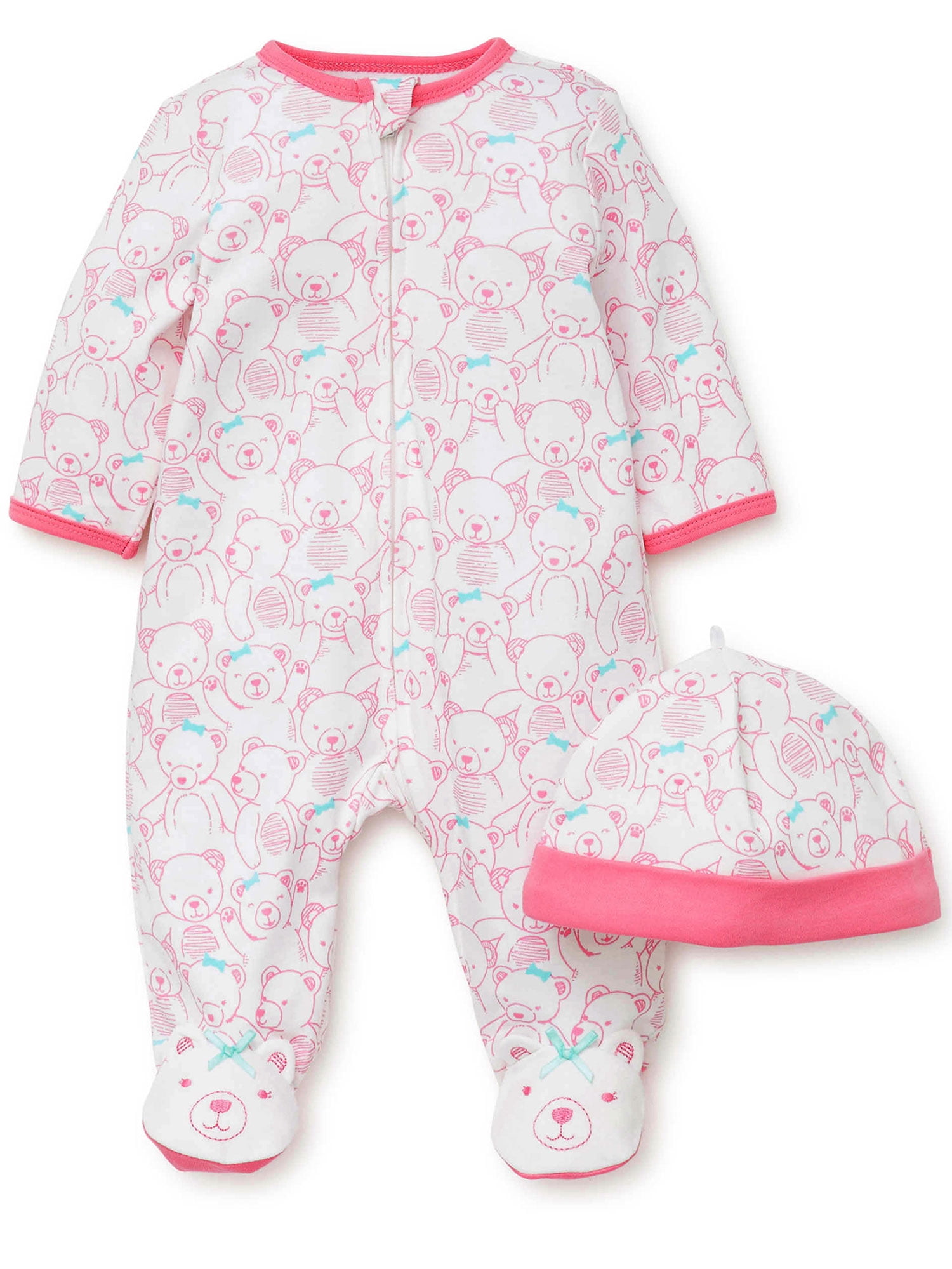 Newborn Footed Sleeper Newborn Bonnet Choose Your Color Newborn Cap