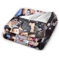 thumbnail image 5 of Dylan Actor O'Brien Throw Blanket, Ultra Soft Flannel Fleece Lightweight Throw Blankets Warm Air Conditioning Blanket For Couch Sofa Bed 50x40 Inch, 5 of 5