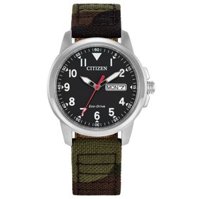 Citizen Men's Eco-Drive Weekender Field Watch with Camo Nylon Strap - BM8188-01E