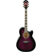 Ibanez AEF30E Single Cutaway Acoustic Electric Guitar (Transparent Violet Sunburst)