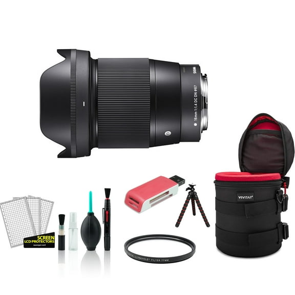 Sigma 16mm Contemporary Lens f/1.4 DC DN for Micro Four Thirds 402963 with UV Filter   More