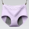 thumbnail image 2 of iHPH7 Period Underwear for Women Heavy Flow – Leakproof Cotton Menstrual Panties Light Violet XL, 2 of 5