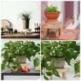 thumbnail image 6 of KHBUAB 1Pack Wood Planter Pot Flower Stand Rack for Christmas Housewarming 20X20X9in, 6 of 8