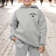 thumbnail image 4 of Kids Hoodie Sweatshirt And Sweatpants Pullover Hoodie Set Tracksuit 2 Piece Outfits, 4 of 4