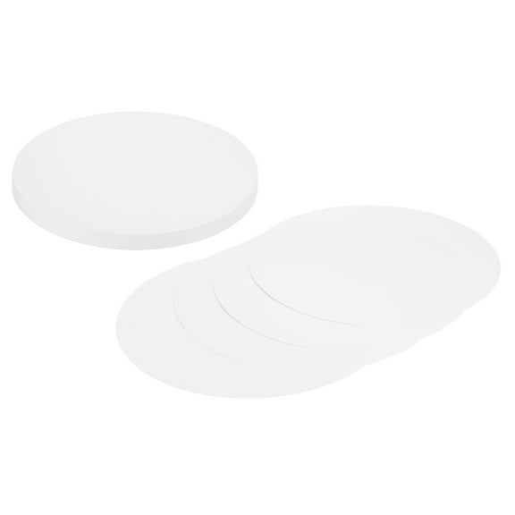 24 Pcs Circle Card Stock, 11.4 Inch Cardstock Paper Circles for Craft, White