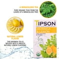 thumbnail image 6 of Tipson Organic Moringa Caffeine Free Herbal Tea - Lemon Flavor - 25 Foil Enveloped Double Chambered Bags - Antioxidant Lift - Superfood Tea - Keto/Paleo, 6 of 8