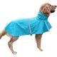 thumbnail image 2 of S/M, impermeable, ajustable, azul claro, con capucha para perro, chaqueta reflectante para lluvia, ropa impermeable para perro, ropa para perros pequeños, medianos y grandes, 2 of 5