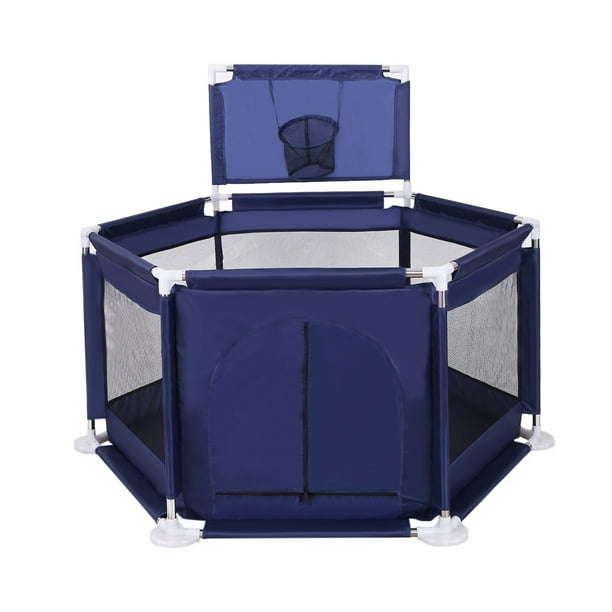 Playpen Play Yard Space Canopy Fence Pin 6 Panel Popup ...