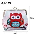thumbnail image 2 of Monedero de cuero de 4 piezas, lindo bolso de billetera con diseño de animal, regalos para mujeres y niños. Tipo: estilo 2;:;, 2 of 6