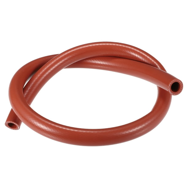 Unique Bargains Silicone Vacuum Tubing Hose Line Automotive Vacuum Hose Engine Air Intake Red ID