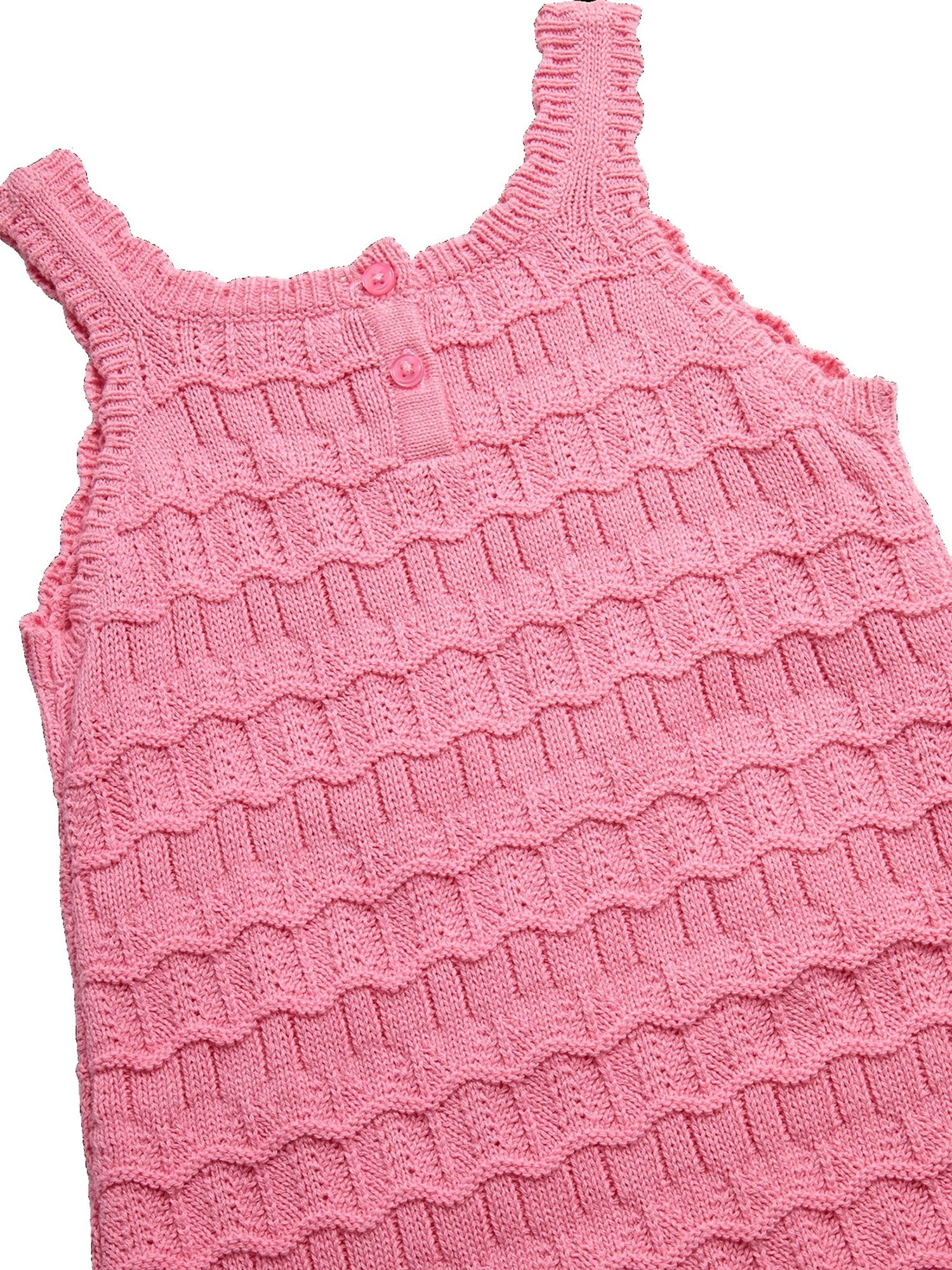 Jessica Simpson Baby and Toddler Girls' Crochet Dress with Floral Applique, Sizes 12M-5T