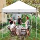 thumbnail image 3 of Instahibit 10x10 ft Pop Up Canopy Tent Commercial Instant Shelter Trade Fair Outdoor Market InstaHibit Modern, 3 of 11
